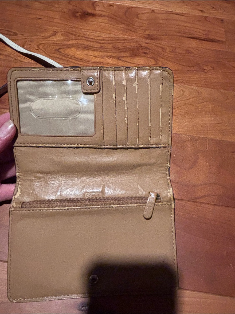 Coach Park Dylan Turnlock Two-Tone Brown & Orange Leather Crossbody Bag - Picture 6 of 6